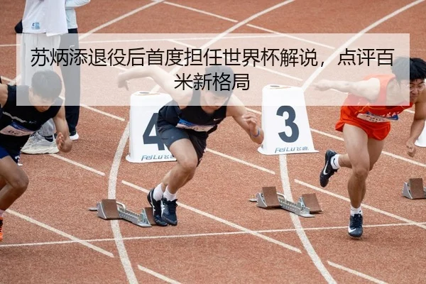 苏炳添退役后首度担任世界杯解说，点评百米新格局